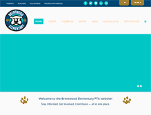 Tablet Screenshot of brentwoodpta.com